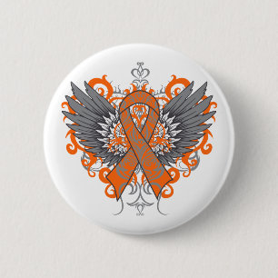 Macaron Rond 5 Cm Ailes de cool de conscience de COPD