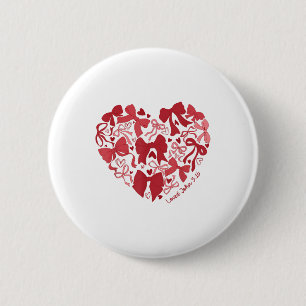 Macaron Rond 5 Cm Aimé Jean 3 16 Bow Valentine Bible chrétienne Vers