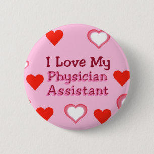 Macaron Rond 5 Cm Aimez mon assistant de médecin