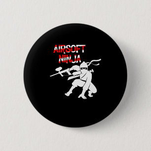 Macaron Rond 5 Cm Airsoft Ninja Paintball Player Paintball Marqueur 