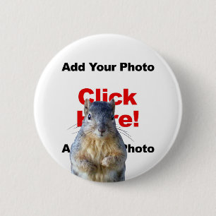 Macaron Rond 5 Cm Ajouter un bouton de photo personnalisé pour un éc