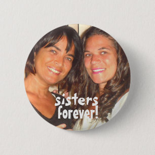 Macaron Rond 5 Cm Ajoutez vos soeurs mignonnes de photo pour