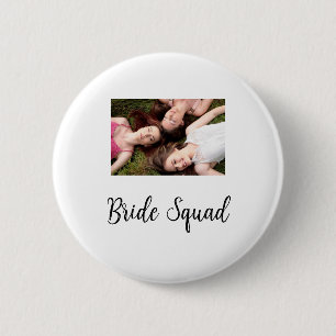 Macaron Rond 5 Cm Ajoutez votre nom photo bridesmaid squad marié par