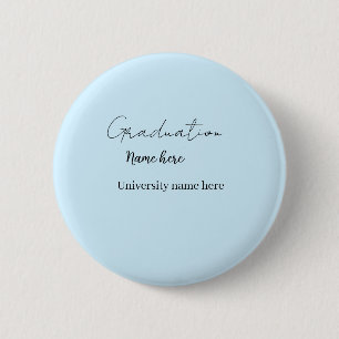 Macaron Rond 5 Cm ajoutez votre texte simple diplômé ajoutez le nom 