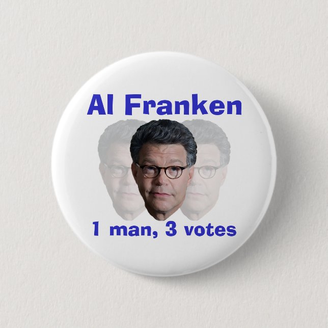 Macaron Rond 5 Cm Al Franken : 1 homme, 3 votes (Devant)