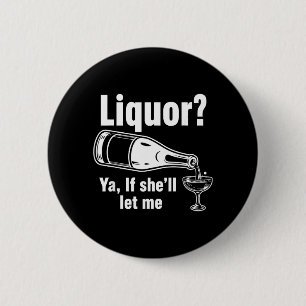 Macaron Rond 5 Cm Alcool Ouais Si Shell Laisse Drôle Humour Débridé 