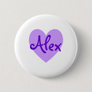 Macaron Rond 5 Cm Alex en violet