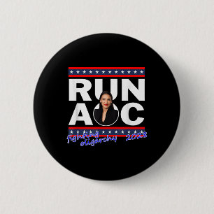Macaron Rond 5 Cm Alexandria 2028 Aoc Pour Président 2028
