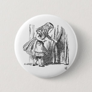Macaron Rond 5 Cm Alice vintage au pays des merveilles recherchant