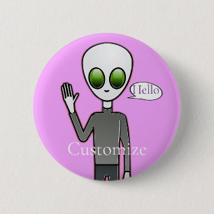 Macaron Rond 5 Cm Alien courtois Thunder_Cove