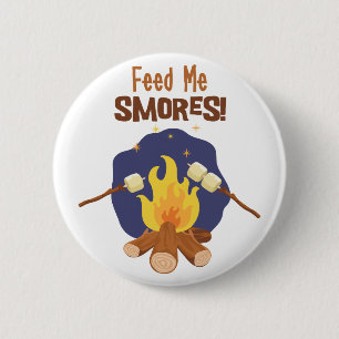 Macaron Rond 5 Cm Alimentez-moi Smores