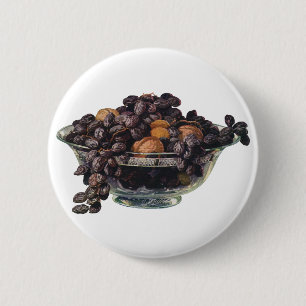 Macaron Rond 5 Cm Aliments Anciens, Noix et Amandes, Fruits et Noix