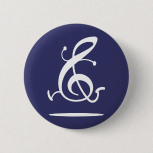 Macaron Rond 5 Cm Allegro Clef