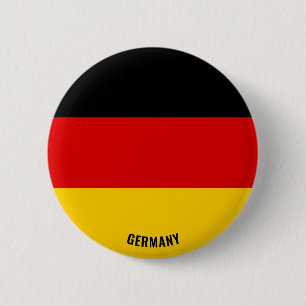 Macaron Rond 5 Cm Allemagne Drapeau charmant patriotique