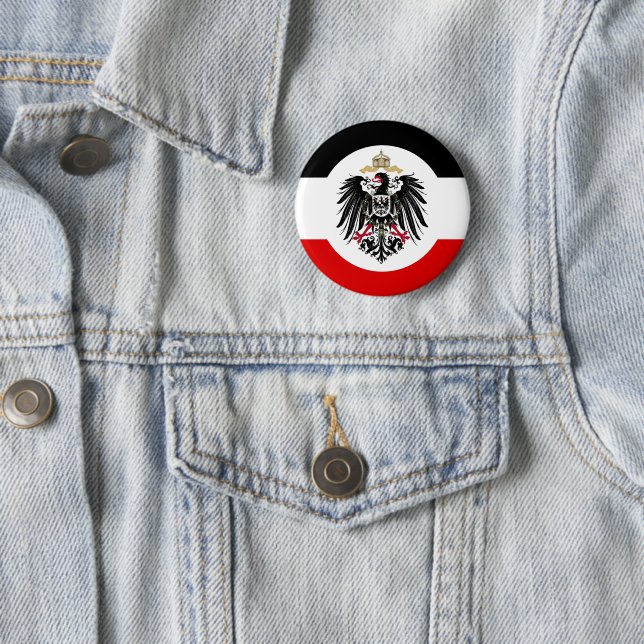 Macaron Rond 5 Cm Allemand impérial Eagle (En situation)