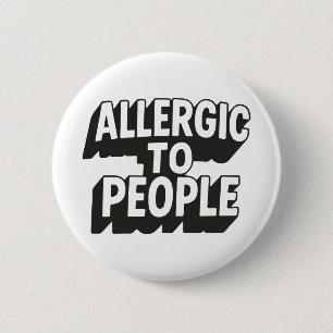 Macaron Rond 5 Cm Allergie aux gens