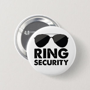 Macaron Rond 5 Cm Alliance de Sécurité de Bague de Mariage