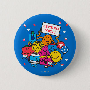Macaron Rond 5 Cm Allons voter !