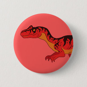 Macaron Rond 5 Cm Allosaurus