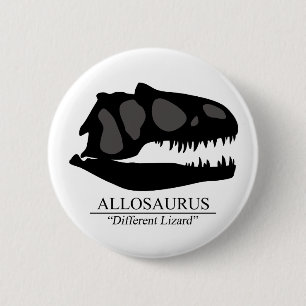 Macaron Rond 5 Cm Allosaurus