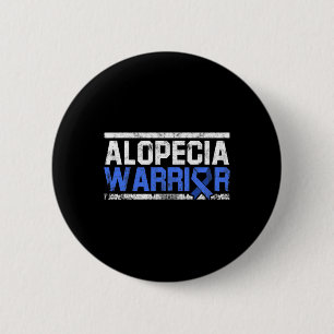 Macaron Rond 5 Cm Alopecia Sensibilisation Perte de cheveux Outil de