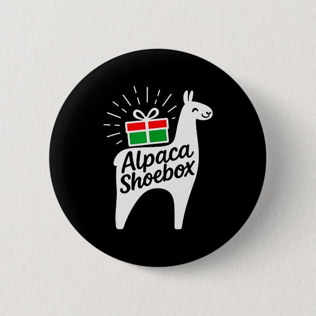 Macaron Rond 5 Cm Alpaca Scute Ss Cute Ssbox Christmas Child Giving  (Devant)