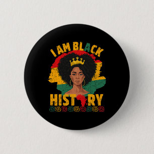 Macaron Rond 5 Cm Am Histoire noire Femmes Africaines Filles Noires 