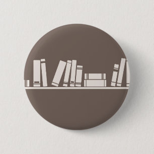 Macaron Rond 5 Cm Amants de livres !