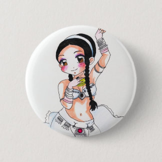 Macaron Rond 5 Cm Amaranthe Chesire