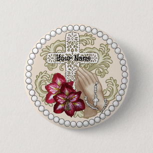 Macaron Rond 5 Cm Amaryllis Chapelet
