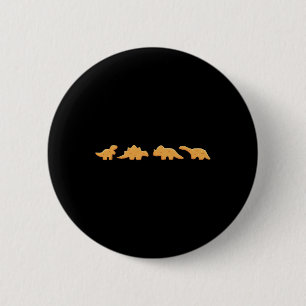 Macaron Rond 5 Cm Amateur de nuggets de dinosaure Graphique