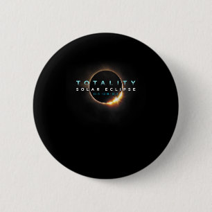 Macaron Rond 5 Cm Amateurs d'astronomie ! Total de l'éclipse solaire