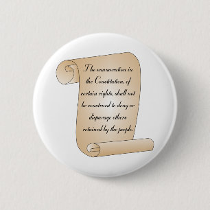 Macaron Rond 5 Cm Amendement constitutionnel 9