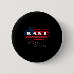 Macaron Rond 5 Cm America Non Trump Funny Anti Trump 2024 Pro Democr