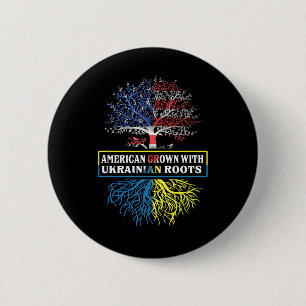 Macaron Rond 5 Cm Américain cultivé avec des racines ukrainiennes Dr