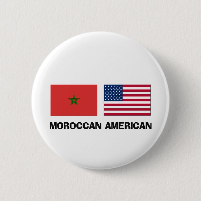 Macaron Rond 5 Cm Américain marocain (Devant)