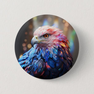 Macaron Rond 5 Cm American Dream - Fantastic Eagle