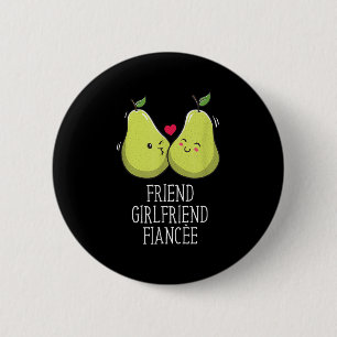 Macaron Rond 5 Cm Ami Fille amie Fiancée Femme Fiance Mariage _1