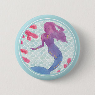 Macaron Rond 5 Cm Amis de sirène I