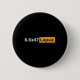 Macaron Rond 5 Cm Ammo Lapua 6,5 x 47 - Chasse au tir de précision