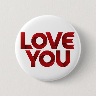 Macaron Rond 5 Cm Amour à toi – Typographie Romantique Gras