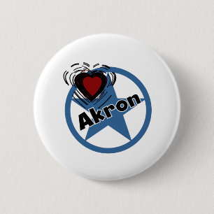 Macaron Rond 5 Cm Amour Akron