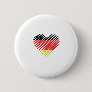 Macaron Rond 5 Cm Amour Allemagne Fierté