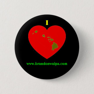 MACARON ROND 5 CM AMOUR - BOUTON