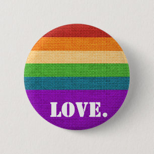 Macaron Rond 5 Cm Amour de LGBT