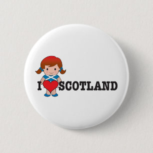 Macaron Rond 5 Cm Amour Ecosse