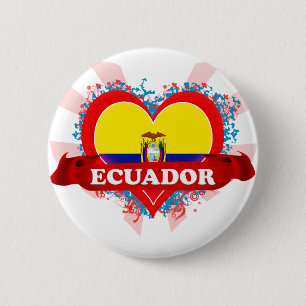Macaron Rond 5 Cm Amour Equateur du cru I