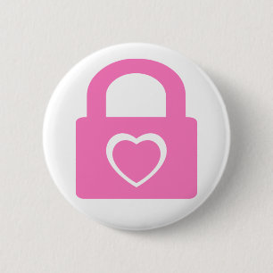Macaron Rond 5 Cm amour fermé.