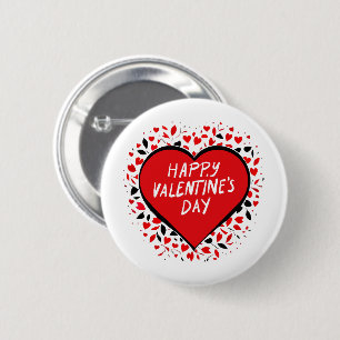 Macaron Rond 5 Cm Amour infini à la Saint-Valentin