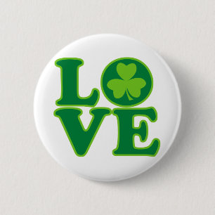 Macaron Rond 5 Cm Amour Irlande